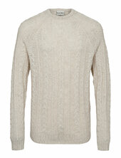 Bs Odale Regular Fit Knitwear Bruun & Stengade Cream
