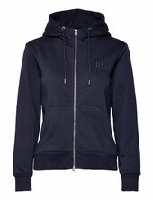 Reg Tonal Shield Zip Hoodie Gant Navy
