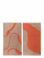 Nova Arte Guest Towel, 2-pack Mette Ditmer Orange