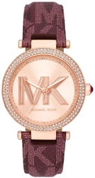 Michael Kors Dameur Mk2974 Parker Rosa Guldfarvet/pvc