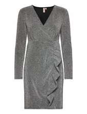 Onlaurora Ls Dress Wvn Only Silver