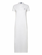 Cotton Mesh Polo Dress Polo Ralph Lauren White