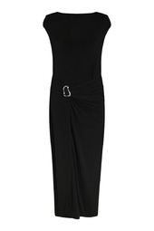 Neo Noie - Kjole - Minja Drapy Dress - Black (levering Slut Oktober)