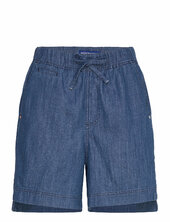 Sporty Utility Short In Lightweight Denim — Washed Indigo Scotch & Soda Blue