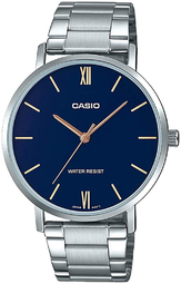 Casio Herreur Mtp-vt01d-2budf Classic Blå/stål Ø40 Mm