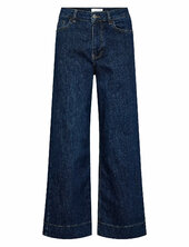 Nuparis Cropped Jeans - Dark Blue Nümph Navy