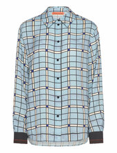 Long Sleeve Shirt, 2263 Dry Viscose Stine Goya Blue