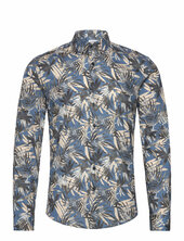 Aop Superflex Shirt L/s Lindbergh Blue