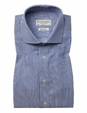 Bs Alvarez Slim Fit Shirt Bruun & Stengade Blue