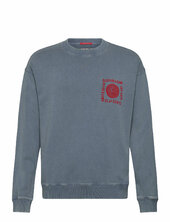 Relaxed-fit Washed Artwork Sweatshirt Scotch & Soda Blue