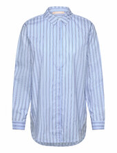 Srbeate Ls Shirt Striped Soft Rebels Blue