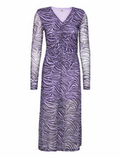 Mela Wrapla Dress Bzr Purple