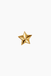 Star Etoile Earring - Gold - Stine A - Guld One Size