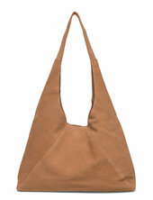 Suede Shoulder Bag Mango Brown
