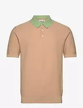 Structured Knitted Polo Scotch & Soda Beige