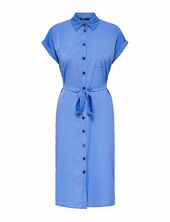 Onlhannover S/s Shirt Dress Noos Wvn Only Blue
