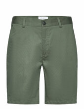Como Reg Cotton-linen Shorts Les Deux Green