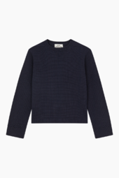 Wool Karoline Sweater - Parisian Night - Mads Nørgaard - Navy L