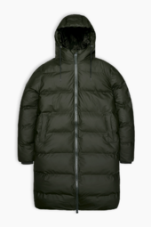 Alta Longer Puffer Jacket W3t4 2025 - Green - Rains - Grøn Xl