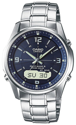 Casio Herreur Lcw-m100dse-2aer Radio Controlled Blå/stål Ø40 Mm