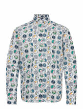 Contemporary Fit Casual Poplin Shirt Eton White