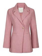 Neo Noir - Blazer - Bowie Herringbone Blazer - Light Pink
