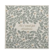 Servietter "grazia" M/ Julemotiver - Bloomingville - 20 Stk.