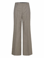 Wool Blend Flare Trousers Filippa K Brown