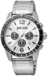 Just Cavalli Herreur Jc1g204m0045 Classic Sølvfarvet/stål Ø44 Mm