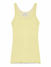 Rwbabette Silk Sl Deep Back Lace To Rosemunde Yellow