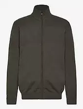 Zip Cardigan Pearl Knit Lindbergh Khaki