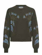 Relaxed Jacquard Pullover Scotch & Soda Green