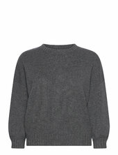 Quarter Balloon Sleeve Sweater Davida Cashmere Grey