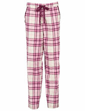 Check Flannel Night Pants Missya Blue