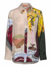 2263 Dry Viscose, Long Sleeve Shirt Stine Goya Patterned