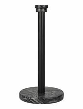 Marble Kitchen Roll Holder Mette Ditmer Black