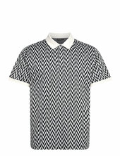 Devon Jacquard Polo J. Lindeberg Black