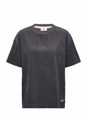 Akvillads Corduroy S/s Tee Anerkjendt Navy
