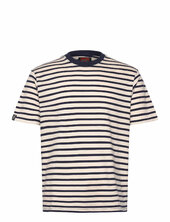 Merchant Stripe Tee Superdry White