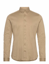 Marco Crunch Jersey Shirt Mos Mosh Gallery Beige