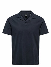 Onsabraham Reg Ss Resort Polo Only & Sons Navy