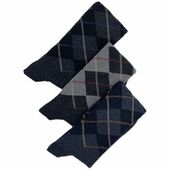 Strømper Duca Di Morrone  Padova Diamond Pattern - Tripack Light Gray