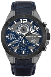 Police Herreur Pl15711jsub03 Grå/læder Ø48 Mm