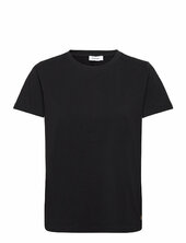 T-shirt With Round Neck - Mid Sleev Coster Copenhagen Black