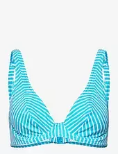 Jewel Cove Uw High Apex Bikini Top 30 D Freya Blue