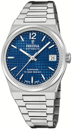 Festina Dameur F20029-4 Swiss Made Blå/stål Ø35 Mm