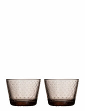 Tundra Tumbler 16cl Linen 2pc Iittala Brown
