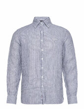 Linen Shirt Sebago Navy