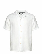 Ss Matty Weave Revere Shirt French Connection White