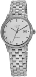 Longines Dameur L4.374.4.27.6 Flagship Hvid/stål Ø30 Mm